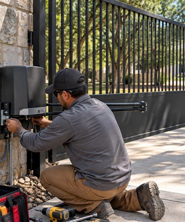 automatic gate operator install austin tx 03 by Ace Automated Gates Austin